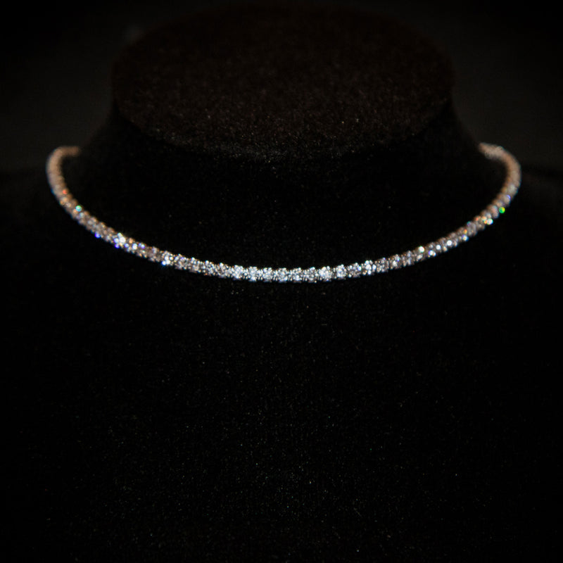Luxsy Leah Choker Necklace - 925 Silver - Luxsy Jewels