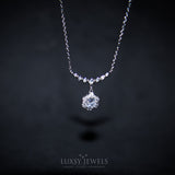 Ameerah Necklace - 925 Silver - Luxsy Jewels