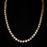 Luxsy 5mm Tennis Chain - Gold - Luxsy Jewels
