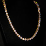 Luxsy 5mm Tennis Chain - Gold - Luxsy Jewels