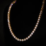 Luxsy 5mm Tennis Chain - Gold - Luxsy Jewels