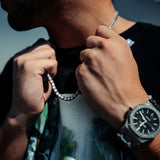 Luxsy 5mm Tennis Chain - White Gold - Luxsy Jewels