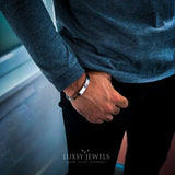 Luxsy Cuff Bracelet - Silver - Luxsy Jewels