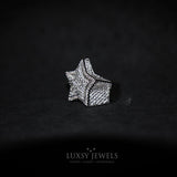 Luxsy Diamond Star Ring - White Gold - Luxsy Jewels