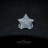Luxsy Diamond Star Ring - White Gold - Luxsy Jewels