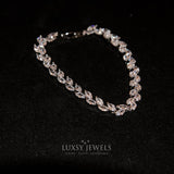 Luxsy Feuille Bracelet - Silver - Luxsy Jewels