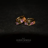 Luxsy Hadid Earrings - Multicolour Stones - Luxsy Jewels