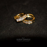 Luxsy Hadid Earrings - White Stones - Luxsy Jewels