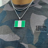 Nigeria Flag Pendant - Luxsy Jewels