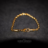 Rope Bracelet - Gold - Luxsy Jewels