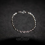 Rope Bracelet - Silver - Luxsy Jewels