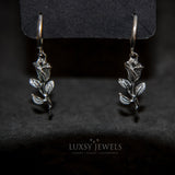 Rose Earring - Silver - Luxsy Jewels
