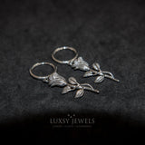 Rose Earring - Silver - Luxsy Jewels