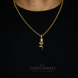 Rose Necklace - Gold - Luxsy Jewels