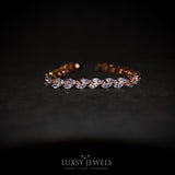 The Luxsy Feuille Bracelet - Rose Gold - Luxsy Jewels