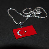 Turkey Flag Pendant - Luxsy Jewels