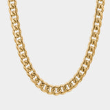 12mm Miami Cuban Chain - Gold - Luxsy Jewels