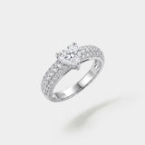 Eternal Heart Ring - Moissanite