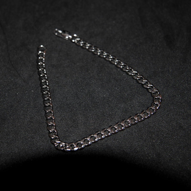 5mm Miami Cuban Bracelet - Silver - Luxsy Jewels