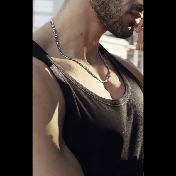 5mm Miami Cuban Chain - Silver - Luxsy Jewels
