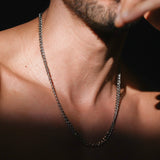5mm Miami Cuban Chain - Silver - Luxsy Jewels