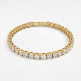 5mm Tennis Bracelet - Gold - Luxsy Jewels