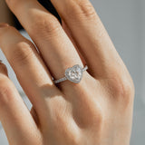 Forever Heart Ring - Moissanite
