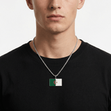 Algeria Flag Pendant - Luxsy Jewels
