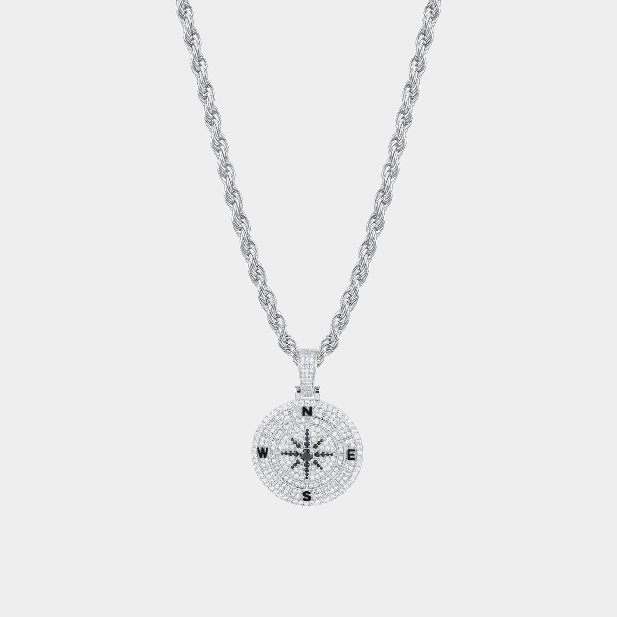 Compass Chain - White Gold – Luxsy Jewels