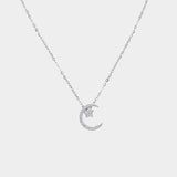 Crescent Necklace - 925 Silver - Luxsy Jewels