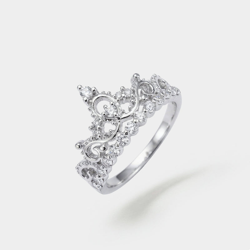Luxsy Crown Ring: 925 Silver, Pre Order Now – Luxsy Jewels