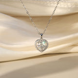 Eternal Heart Pendant - Moissanite - Luxsy Jewels