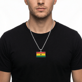 Ghana Flag Pendant - Luxsy Jewels