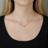 Gold Amore Necklace - Moissanite - Luxsy Jewels