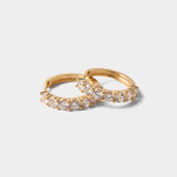 Gold Saffiyah Earrings - 925 Silver - Luxsy Jewels