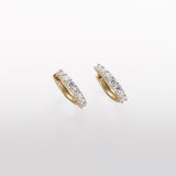 Gold Saffiyah Earrings - 925 Silver - Luxsy Jewels