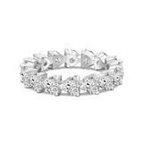 Heart Eternity Ring - Moissanite - Luxsy Jewels