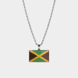 Jamaica Flag Pendant - Luxsy Jewels
