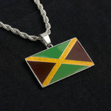 Jamaica Flag Pendant - Luxsy Jewels