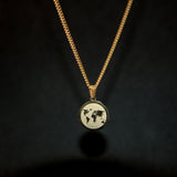 Luxsy Earth Pendant - Gold - Luxsy Jewels