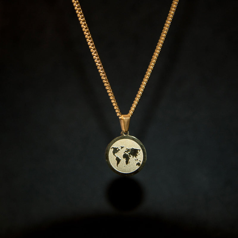 Luxsy Earth Pendant - Gold - Luxsy Jewels