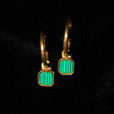 Malachite Earrings - Luxsy Jewels