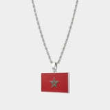 Morocco Flag Pendant - Luxsy Jewels