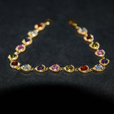Multi - Colour Heart Bracelet - Luxsy Jewels