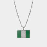 Nigeria Flag Pendant - Luxsy Jewels