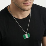 Nigeria Flag Pendant - Luxsy Jewels