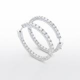 Parissa Earrings - Silver - Luxsy Jewels