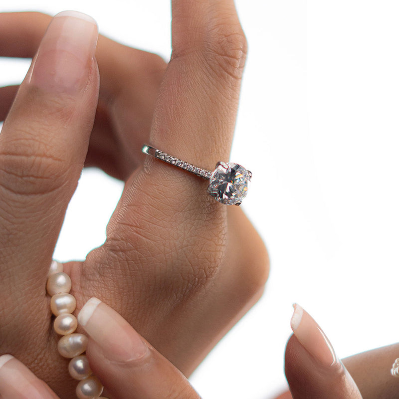 {Pre - Order} Luxsy Diana Ring - 925 Silver - Luxsy Jewels