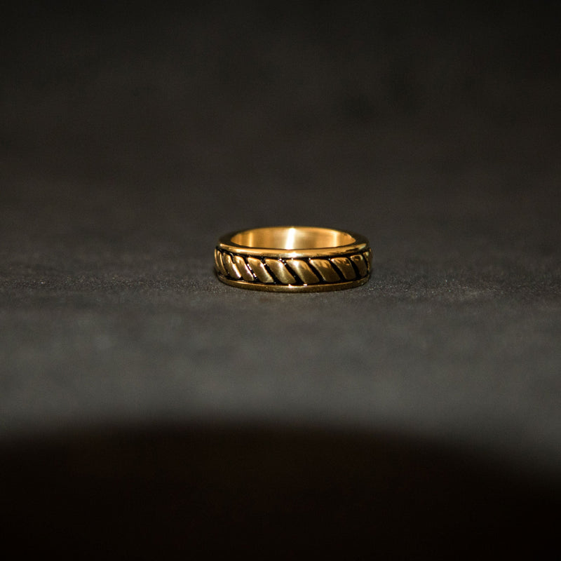 Rope Ring - Gold - Luxsy Jewels