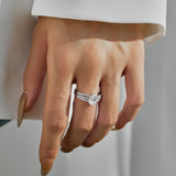 Sarinnah Oval Ring - Moissanite - Luxsy Jewels